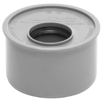 Airfit inzetverloopstuk MF DN 90x40 grijs