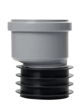 7575S Airfit steekmof excentrisch (PP) DN 75x75 grijs