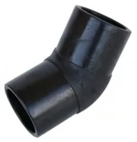 COURBE ELOFIT 90 X 90 MM hdpe pn16 pression - 45degr - modele prolonger