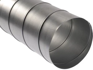 Sanutal Spiralit Clean tuyau galvanisé (longueur 3m) 80 mm - 0.4 mm - avec bouchons Clean - prix par longueur