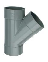 Wavin PVC à coller té 45° FFF 75 x 75 x 75 mm