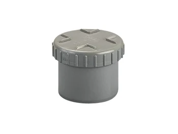 Wavin PVC lijm stop met schroefdeksel M 110 mm