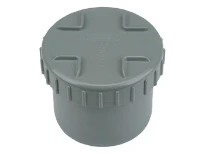 Wavin PVC à coller bouchon avec couvercle à visser M 90 mm