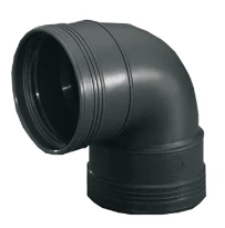 Wavin Wafix PP coude 88° FF 90 x 90 mm