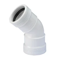 Wavin Wafix PP blanc Courbe 45° FF 50 x 50 mm
