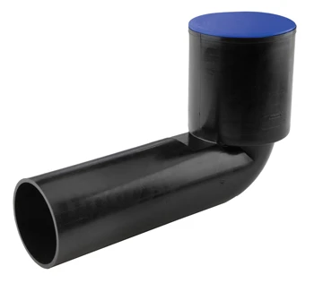 Wavin PE coude de raccordement pour toilette 90 x 120 mm
