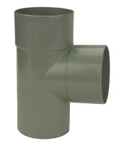 Wavin RWA PVC té 88° MFF 80 x 80 x 80 mm gris