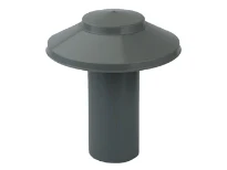 Wavin PVC bouchon d'aération simple paroi sans plaque pour toit plat 110 mm