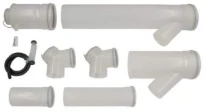 VAILLANT basis kit voor 2 wandketels DN200/200