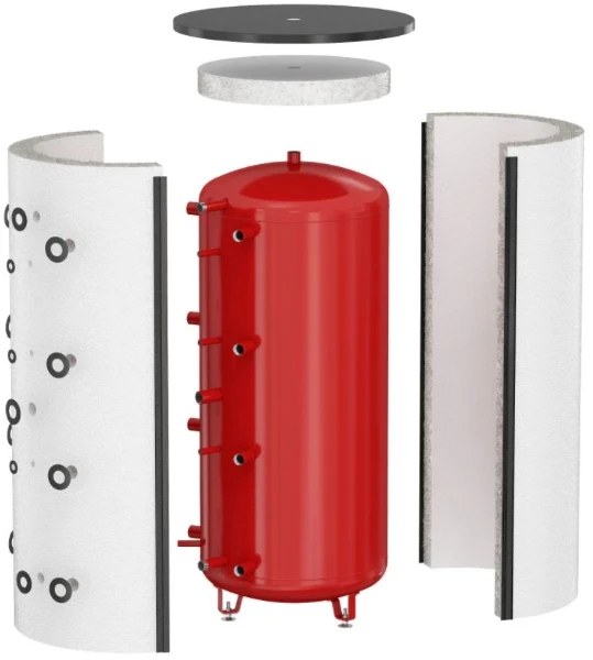FLAMCO EPS isolatiemantel 100 mm: brandklasse B1 - PS 2000 Wit