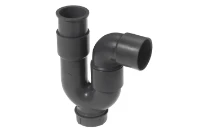 McAlpine lijm sifon model P 40x40mm grijs