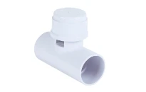 McAlpine ventapipe Jr beluchter + t-stuk 32x32mm wit