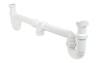 McAlpine centrische duplex combi+sifon 6/4"x40mm