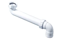 McAlpine buis met bocht plaatsbesparend 6/4"x6/4"