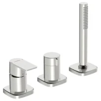 Hansa HansaStela set de finition robinet de bain et de douche chromé