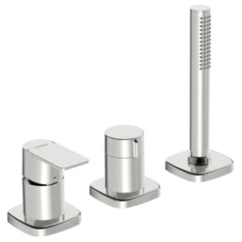 Hansa HansaStela set de finition robinet de bain et de douche chromé