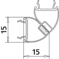 KERMI 4603 JOINT MAGNETIQUE LI STR/L profilï