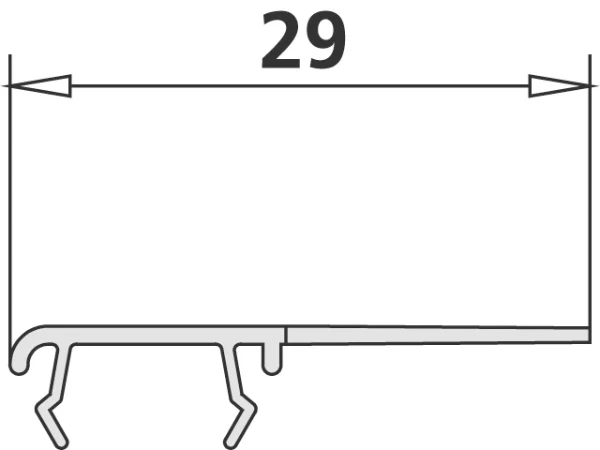 Kermi EDTL F426284 M29 1x 4719 24 2000 mm R