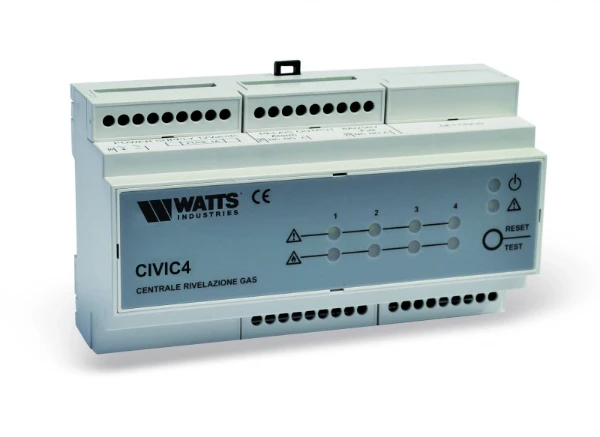WATTS Détecteur de gaz - central CIVIC 4