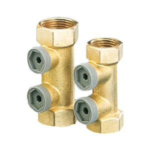Socla EA291 terugslagklep FF 4/4 x 4/4 - messing - Belgaqua gekeurd