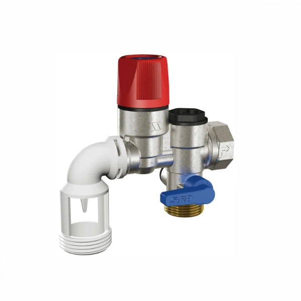 Watts SFR boilerveiligheidsgroep MF 3/4 x 3/4 - 7 bar - inox zitting - horizontale montage