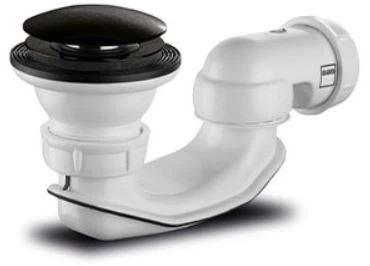 Jee-O siphon bain push open - noir mat