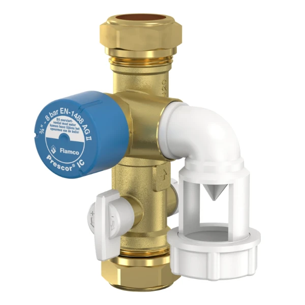 Flamco Precor groupe de sécurité pour boiler FF 22 x 22 mm - 8 bar