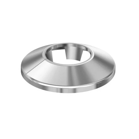 Flamco RVC afdekrozet 22 mm - chroom polypropyleen