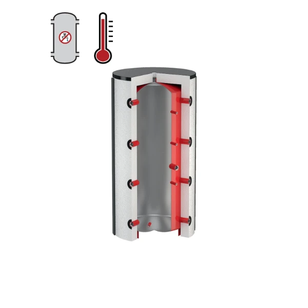 BUFFER VAT FLAMCO PS 200 480 1300 ! MM excl isolatie