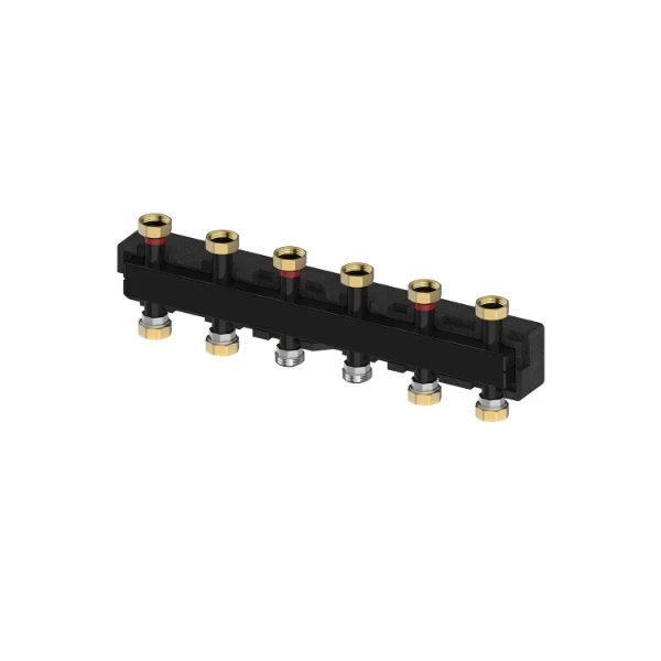 Meibes Meiflow S collecteur fermé 4/4 - 3 + 2 circuits de chauffage - noir