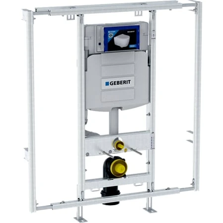 Geberit GISeasy module pour toilette suspendue, 120 cm, avec Sigma réservoir encastré 12 cm, réglable en largeur: 90 - 125 cm