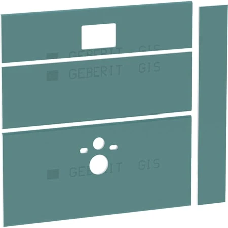 Geberit GISeasy set plaques pour toilette suspendue, pour Sigma réservoir encastré 12 cm