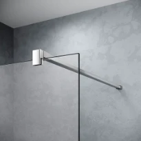 KERMI WALK-IN XB WIA 800x 2000 780-800 ARGM V. sïcur.clair, avec support mural carré