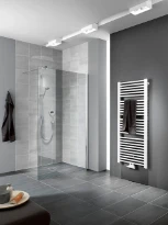 CLOISON DOUCHE KERMI PASA XP 1400 - 185 ! CM gris argent mat . .