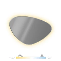 LOOOX Organic spiegel aanpasbare led-verlichting met afstandsbediening 800x600mm