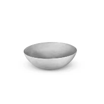 Looox Sink Collection lavabo à poser rond 400 mm - gris clair - céramique - sans trou de robinet - sans trop-plein