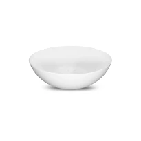 Looox Sink Collection lavabo à poser rond 400 mm - blanc - céramique - sans trou de robinet - sans trop-plein