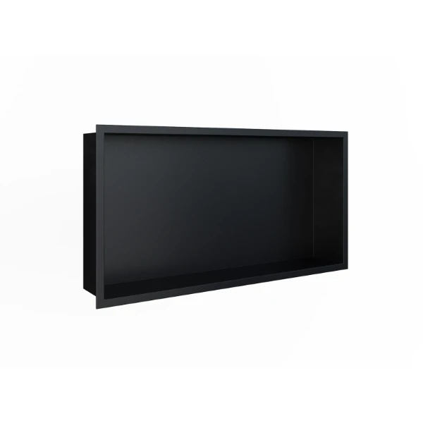 Looox Box met flens 600 mm zwart
