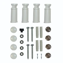 Procasa Initium set de fixation - RAL 9016 blanc signalisation