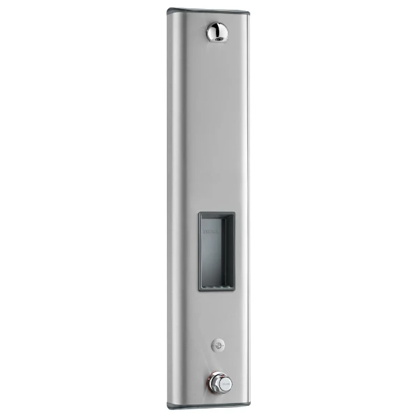 DELABIE SECURITHERM colonne de douche therm 230/6V Inox alimentation haute + porte-savon