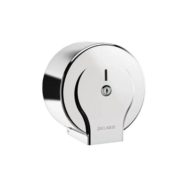 DELABIE Distributeur de papier WC pr bobine 200 m Inox 304 brillant
