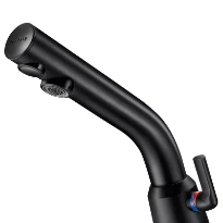 Delabie BINOPTIC MIX mitigeur lavabo M3/8" noir mat sur secteur 230/12V