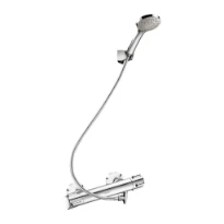 DELABIE Ensemble douche autovidable mitigeur therm. H9739, racc. S/C