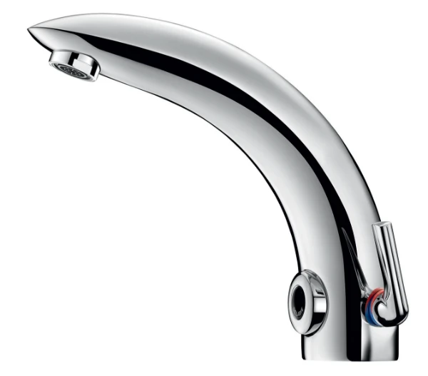 MELANGEUR DE LAVABO DELABIE TEMPOMATIC electronique-a/detection des mains-batterie 6v