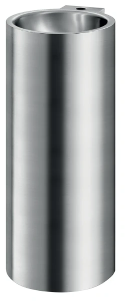 Delabie Redo-T lavabo sur pied 430 x 375 x 830 mm - RVS 304 mat - avec trou de robinet - sans trop-plein