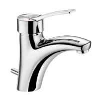 DELABIE Mit. lavabo méca. H.85 L.135 avec tirette, man. pleine, BEL