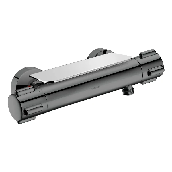DELABIE Tablette pour mitigeurs thermostatiques de douche bicommande