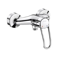 DELABIE Mitigeur de douche mécanique, manette ajourée, racc. S/C