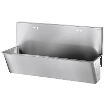 DELABIE Auge chirurg L.1400 4 trous rob Ø22 entraxe 150 Inox 304 sat