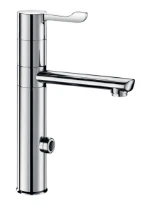 DELABIE Mit. élec 230V à bec haut orientable H.165 L.160, lev. L.100